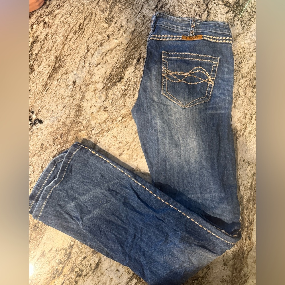 Cowgirl Tuff Blue Boot Cut Jeans